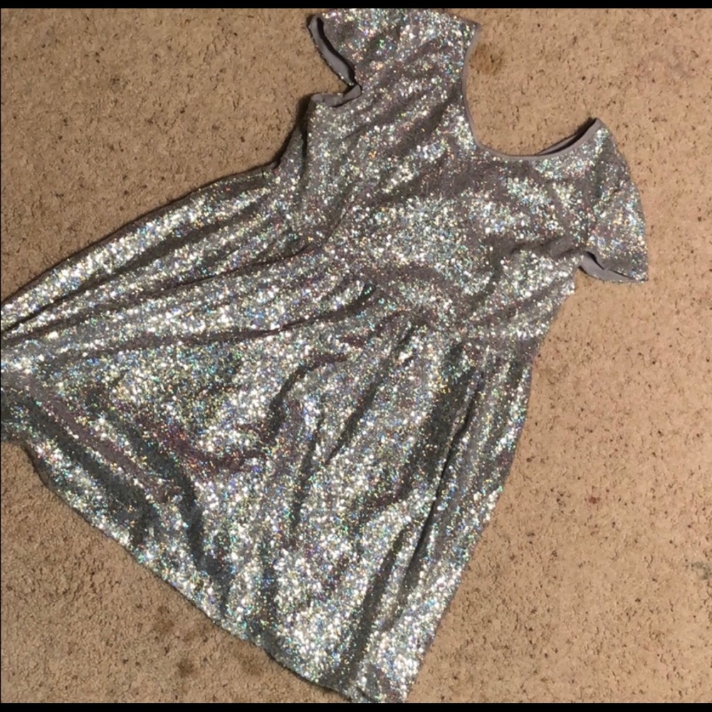 Holographic Sequined Dress